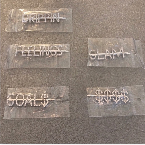 New Bling Rhinestone Hair Clip/ Barrette- Drippin - Picture 3 of 6